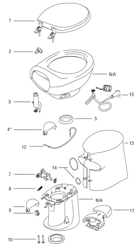 The Benefits of Upgrading to the Aqua Magic Thetford RV Toilet: A Visual Parts Diagram Explanation